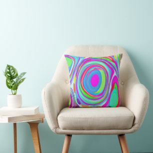 Coussin Un mélange d'art Motif coloré