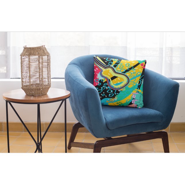 Coussin Un mélange musical Abstrait (Créateur téléchargé)