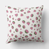 Coussin Un melon kawaii unique (Verso)
