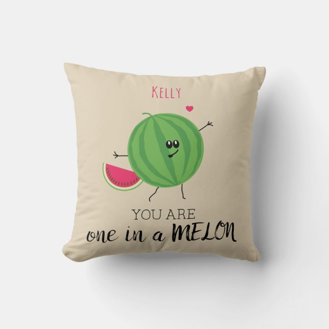 Coussin Un Melon sur un million Vous êtes ma personne Cita (Recto)