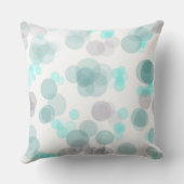 Coussin Un monde de points bleus poke (Verso)