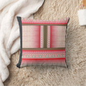 Coussin un motif de point de croix avec un arrière - plan (Couverture)