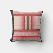 Coussin un motif de point de croix avec un arrière - plan (Recto)