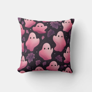 Coussin Un Motif d'Halloween magnifique Fantômes roses mig