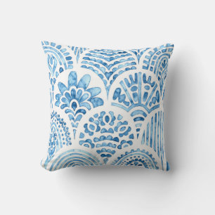 Coussin Un motif marocain sans couture. Carrelage vintage.