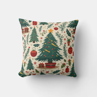 Coussin un Noël chaud