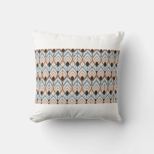 Coussin Un ornement texturé sans couture dans le style art
