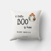 Coussin Un petit Boo presque Baby shower (Verso)