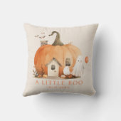 Coussin Un petit cadeau de Baby shower Boo Nursery (Verso)