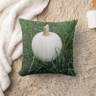 Coussin Un Petit Citrouille Blanc