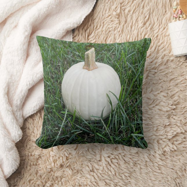 Coussin Un Petit Citrouille Blanc (Couverture)
