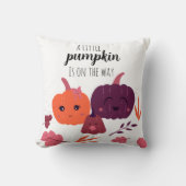 Coussin Un peu de citrouille est la façon mignonne douche  (Recto)