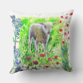 Coussin Un peu de lamme et de fleur sauvage (Verso)