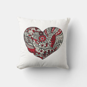 Coussin Un peu de rouge