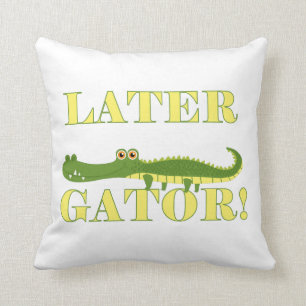 Coussin Un plus défunt alligator