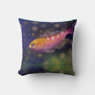 Coussin Un poisson en voyage