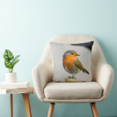 Coussin Un Robin Très Étonnant (Chaise)