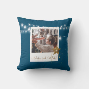 Coussin Un saphir lumineux et gai fait des vacances de rêv