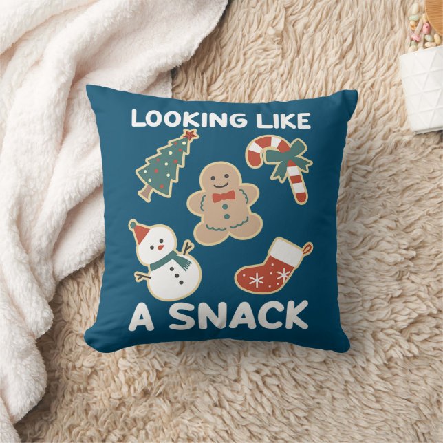 Coussin Un Snack Joyeux Noël Père Noël (Couverture)