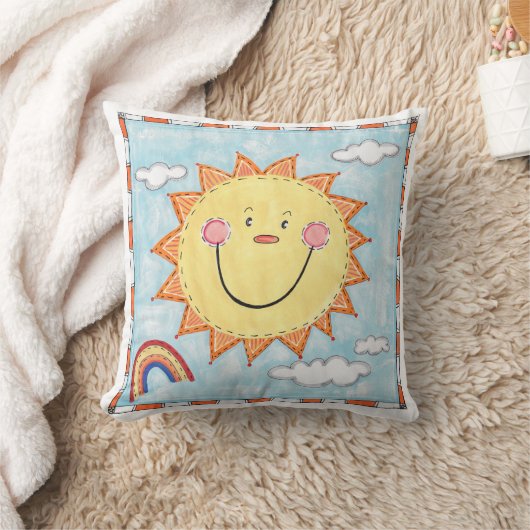 Coussin Un Soleil Heureux (Couverture)