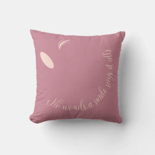 Coussin Un sourire dit que tout