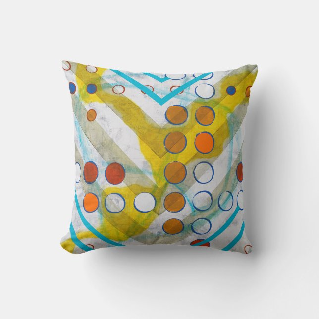 Coussin un tableau abstrait (Recto)