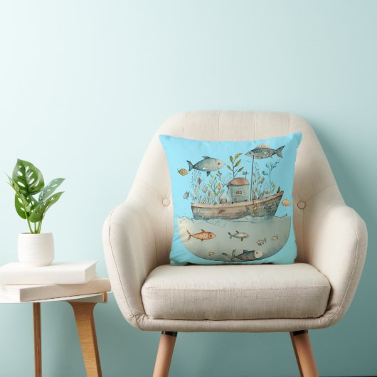 Coussin "Underwater Dreams" Customizable (Chaise)