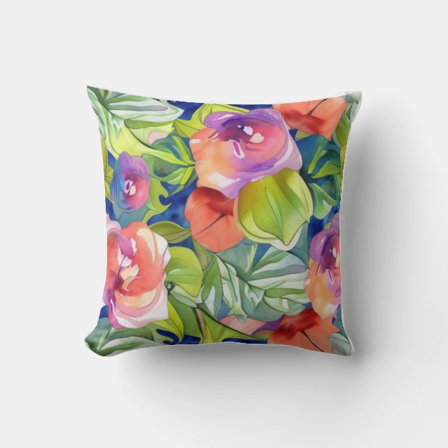 Coussin Une Belle Aquarelle (Recto)