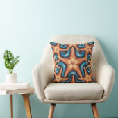 Coussin Une belle étoile de mer bleue (Chaise)