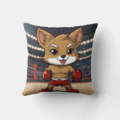 Coussin Une boîte Cayote Kawaii Cute (Verso)