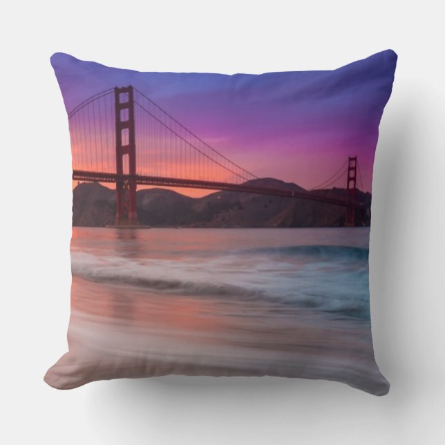 Coussin Une capture de golden gate bridge de San Francisco (Recto)