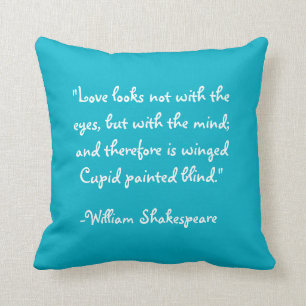 Coussin Une citation rêveuse des nuits d'été W Shakespeare