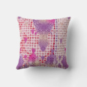 Coussin une conception d'un arrière - plan pourpre avec de (Verso)