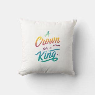 Coussin Une couronne pour un roi