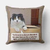 Coussin Une dimension alternative (Verso)
