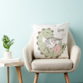Coussin Une fille et son dragon (Chaise)