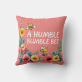 Coussin Une humble abeille bourdonnante (Verso)