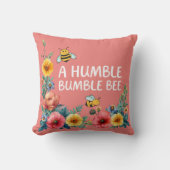 Coussin Une humble abeille bourdonnante (Recto)