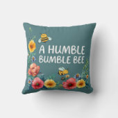 Coussin Une humble abeille bourdonne (Verso)
