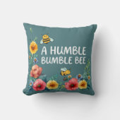 Coussin Une humble abeille bourdonne (Recto)