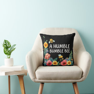 Coussin Une humble abeille bourdonne