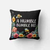 Coussin Une humble abeille bourdonne (Verso)