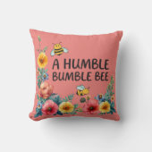 Coussin Une humble abeille bourdonne (Recto)