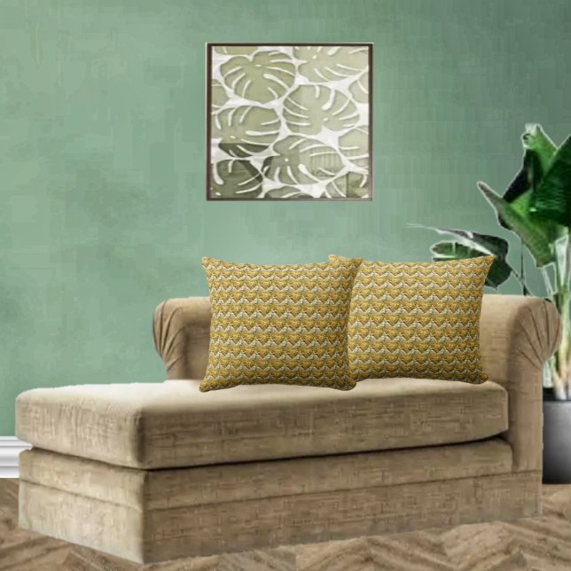 Coussin Une Lumière D'Amour (Decorate with love, showcasing your Glimmer Of Love Throw Pillows!)