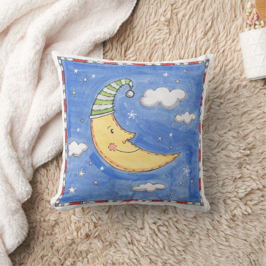 Coussin Une Lune Heureuse (Couverture)