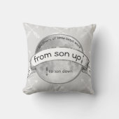 Coussin Une mère travaille du fils au fils de Moon (Recto)