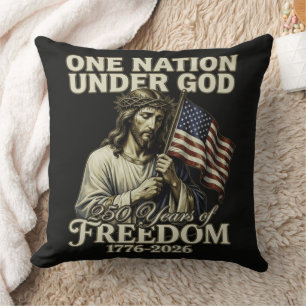Coussin Une nation sous Dieu 250 ans de bénédictions