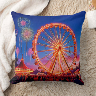 Coussin Une nuit de lumières festives
