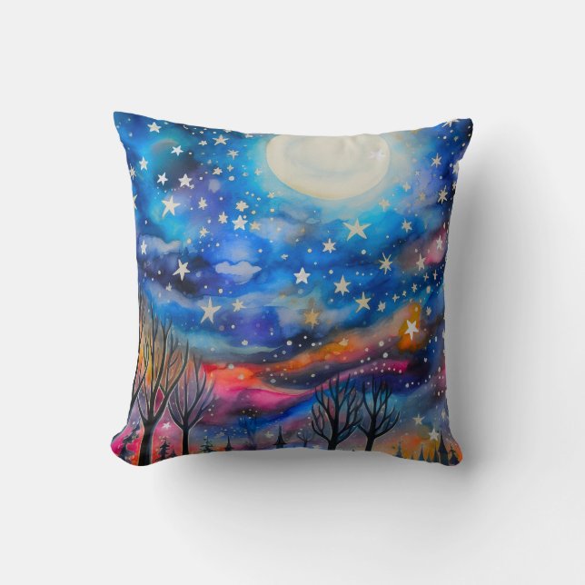 Coussin Une nuit étoilée (Recto)