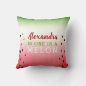 Coussin Une Pastèque One in a Melon (Verso)
